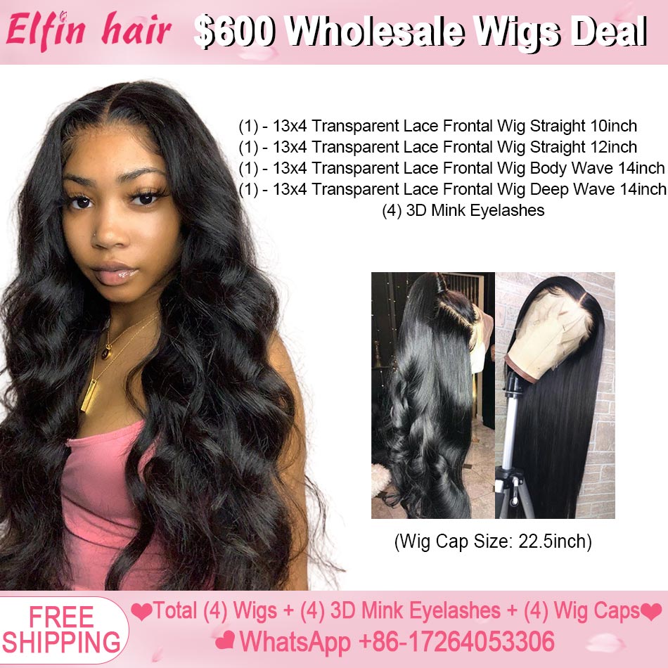 Free Size T Part 13x4 Lace Closure Lace Frontal Wig Cap for