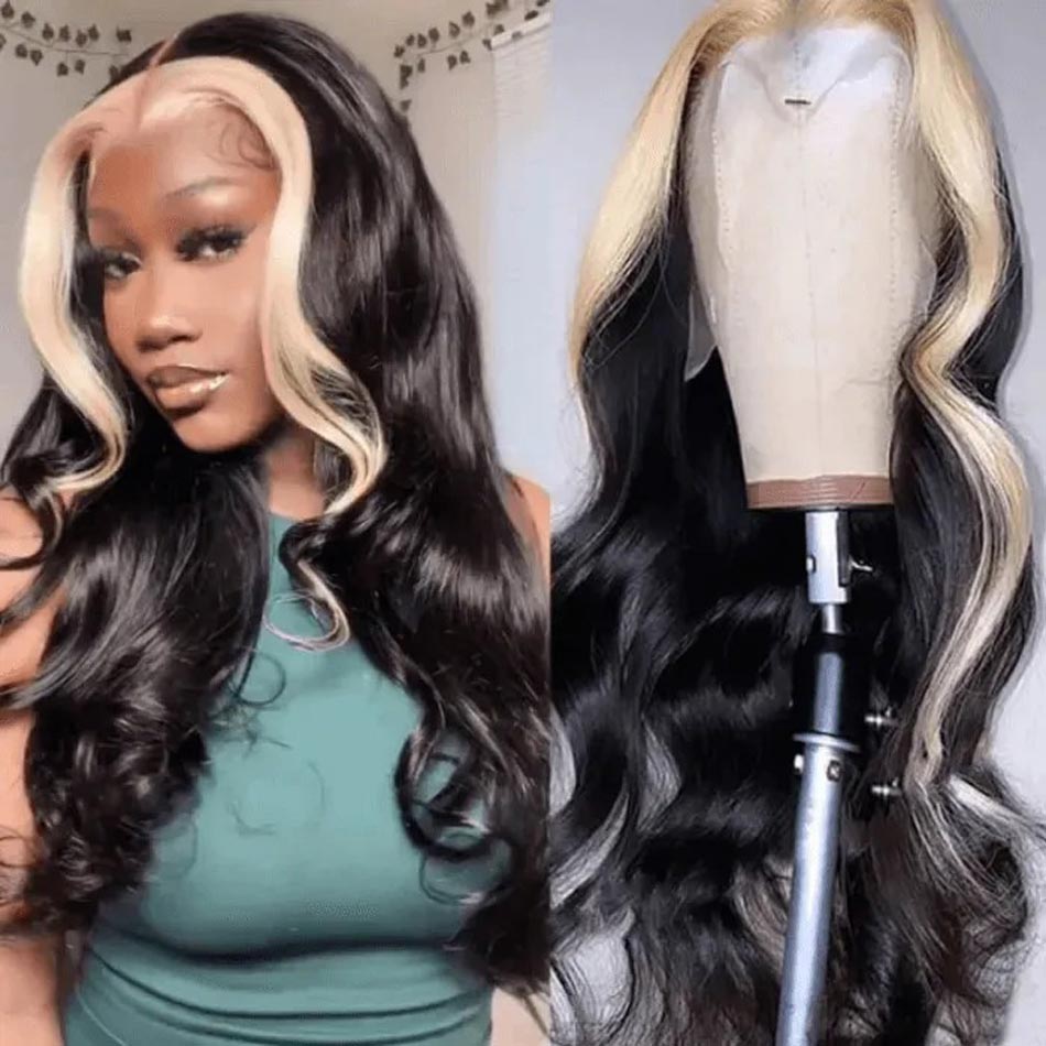Body Wave Wig 150% Density Human Hair Wigs 134 Lace Front Closure Full Lace  Frontal Wigs Luxury Hair Quality No Shedding and Tangle Free 